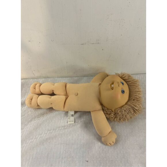 CPK Cabbage Patch Kids Doll first edition blond boy 1990 Hasbro no clothes - Picture 2 of 10